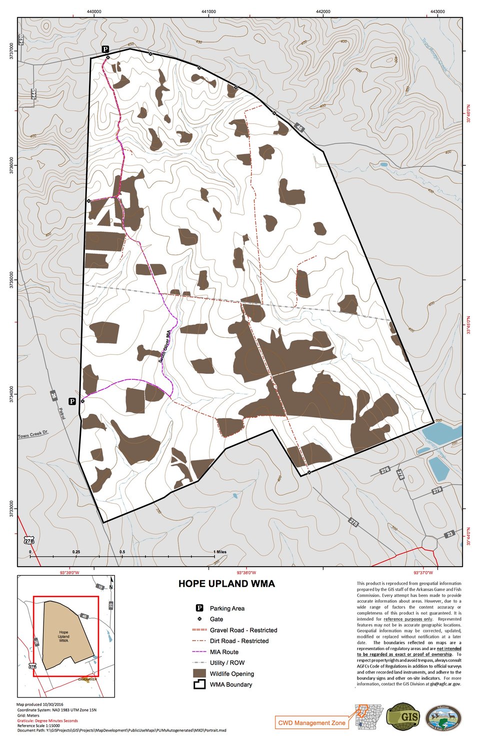 Hope Upland WMA