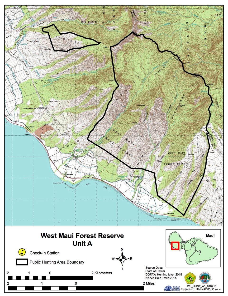 West Maui Forest Reserve - Unit A