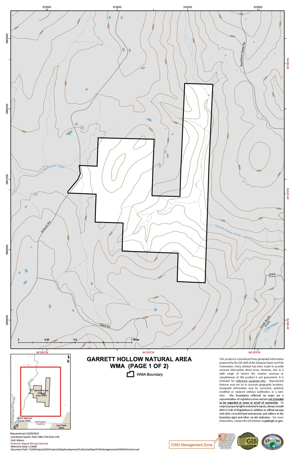 Garrett Hollow Natural Area WMA