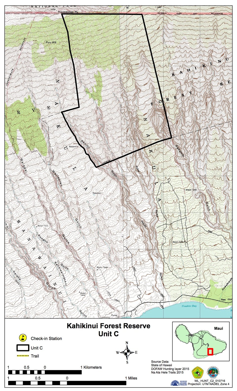 Kahikinui Forest Reserve - Unit C