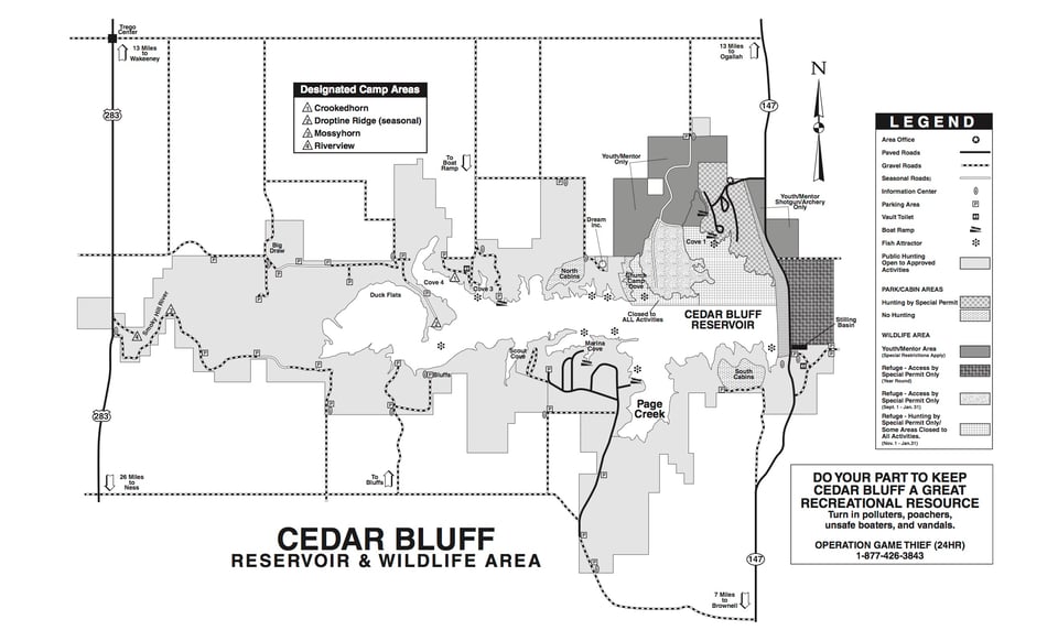 Cedar Bluff Wildlife Area