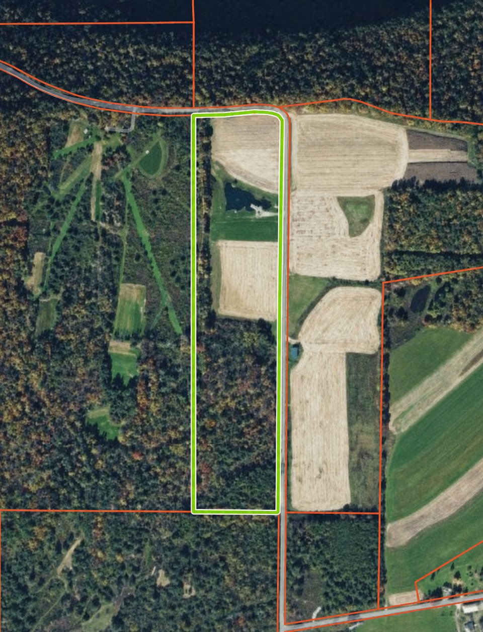 100 acres in Cameron Mills with cabin for lease