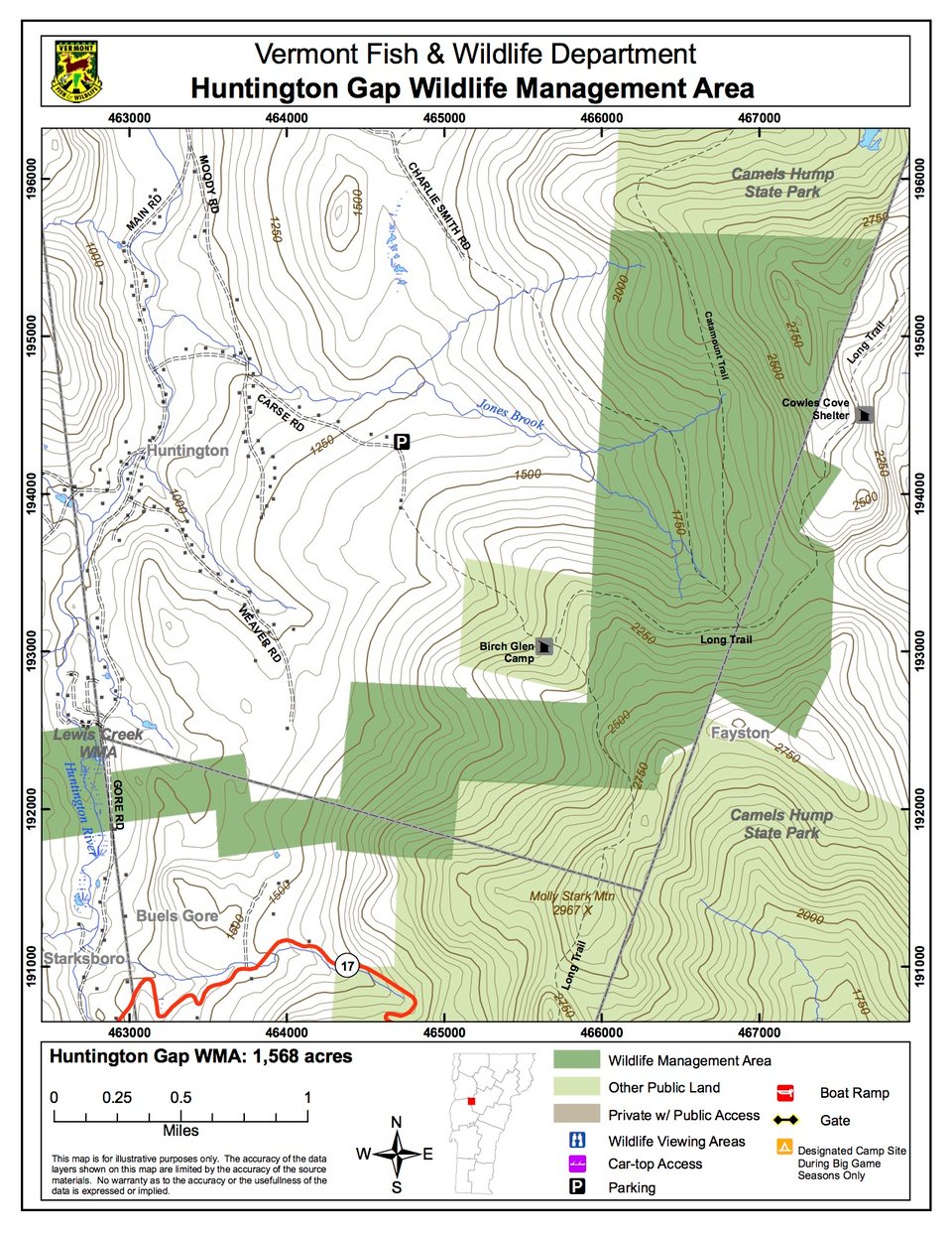 Huntington Gap Wildlife Management Area