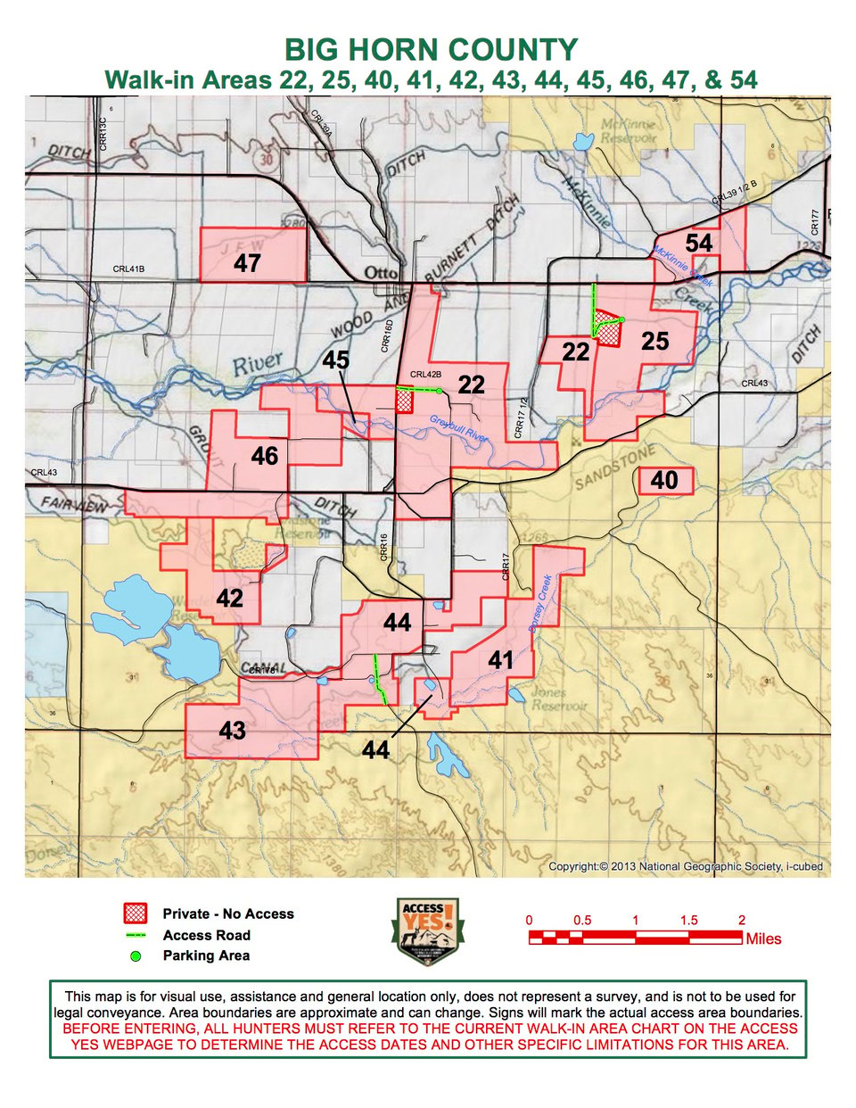 Big Horn County Walk In Area 54