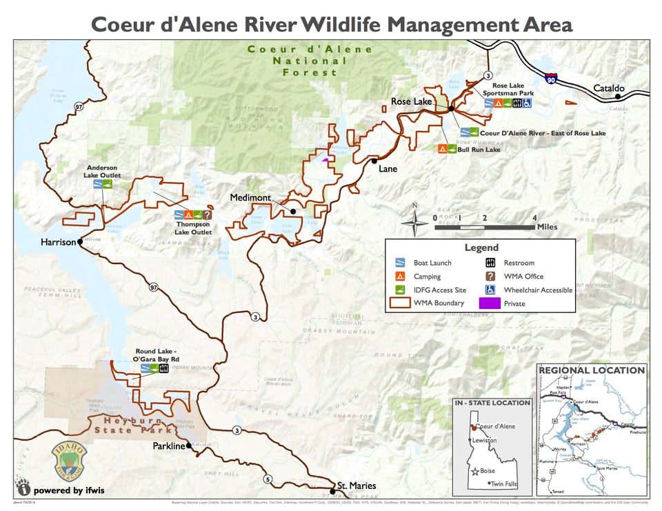 Coeur d'Alene River WMA