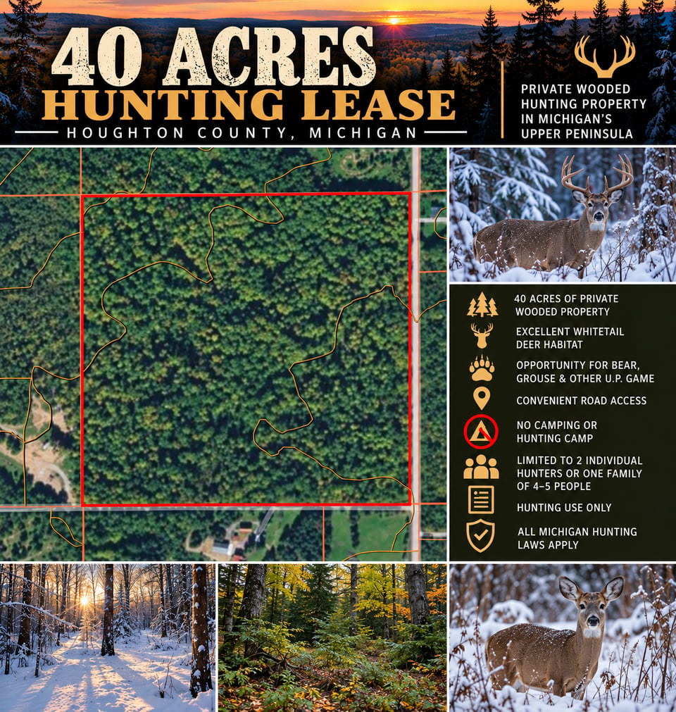 40 acres for lease in Michigan