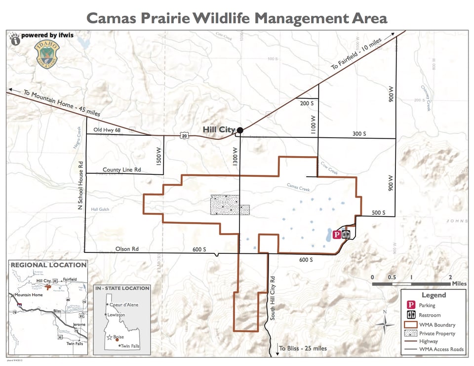 Camas Prairie WMA