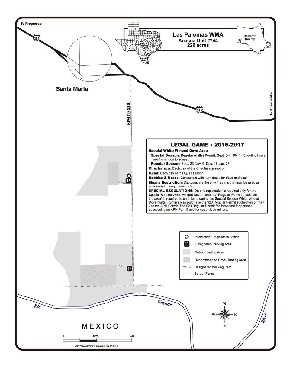 Las Palomas WMA-Anacua Unit