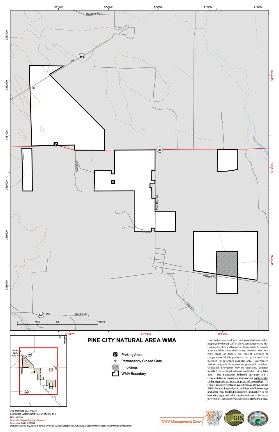 Pine City Natural Area WMA