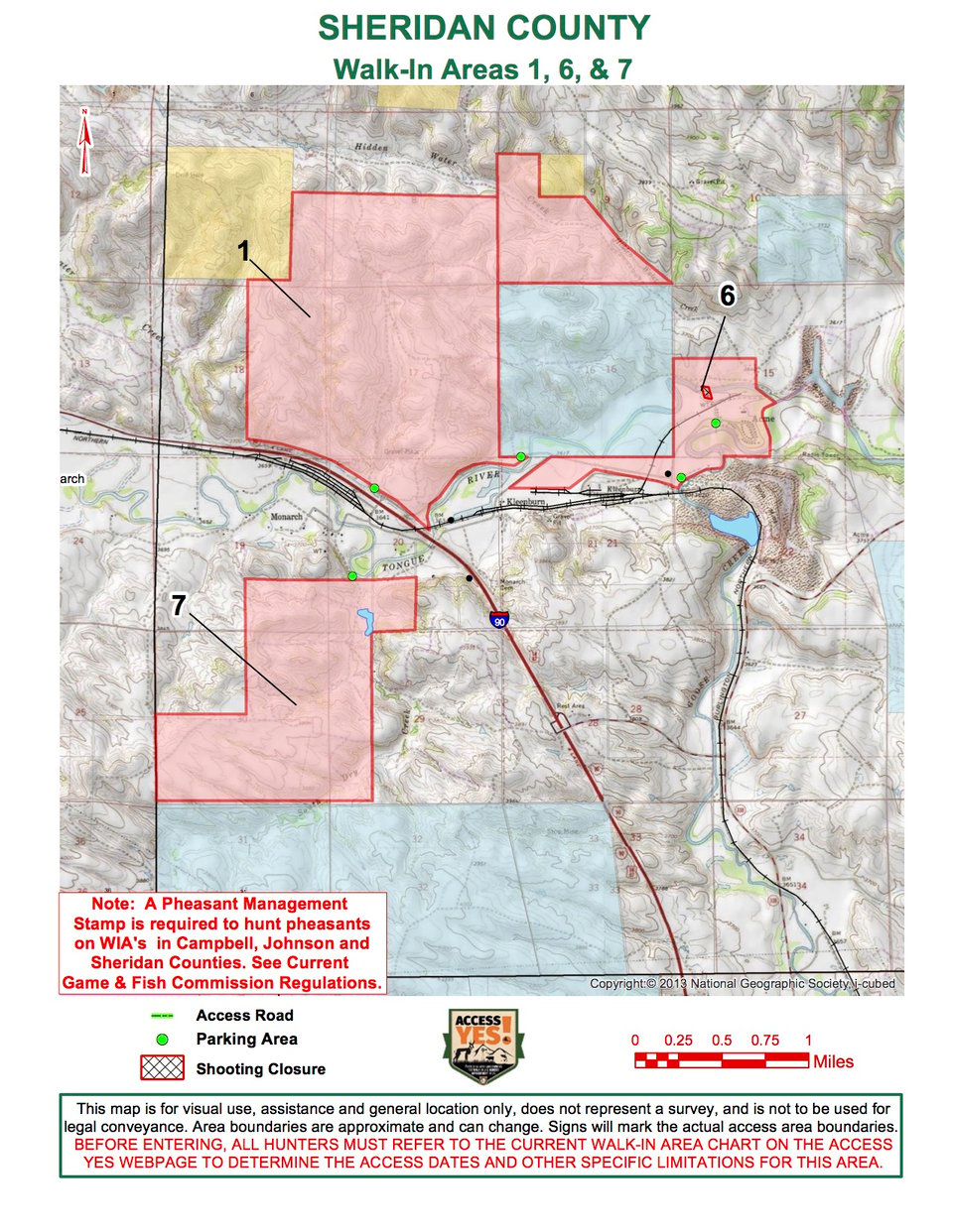 Sheridan County Walk In Area 6