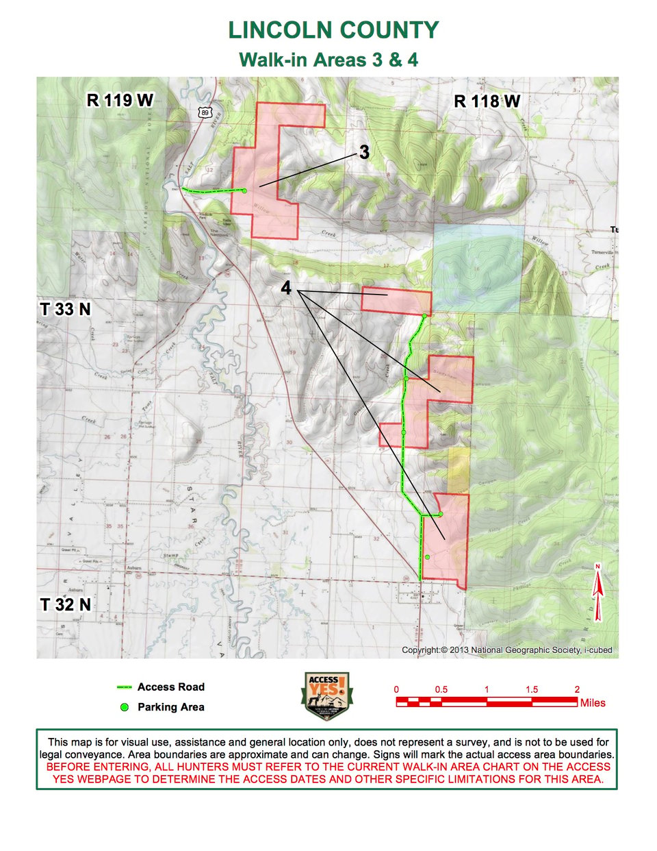 Lincoln County Walk In Area 4