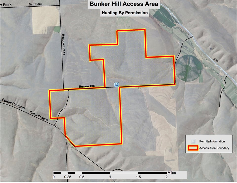 Bunker Hill Access Area - Open Fields