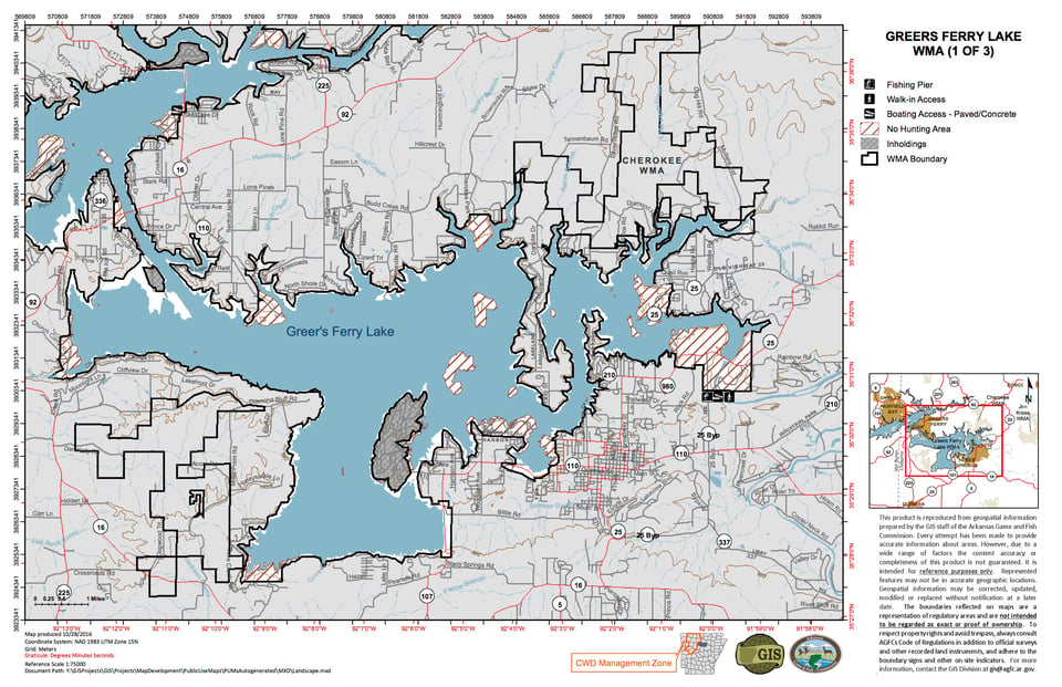 Greers Ferry Lake WMA