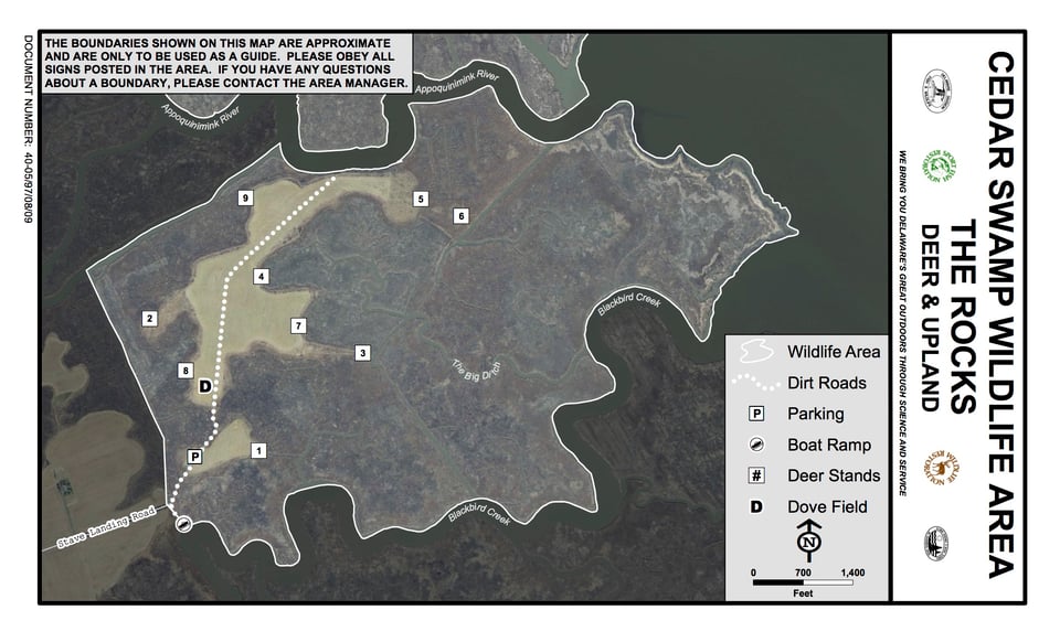 CEDAR SWAMP WILDLIFE AREA Rocks Tract
