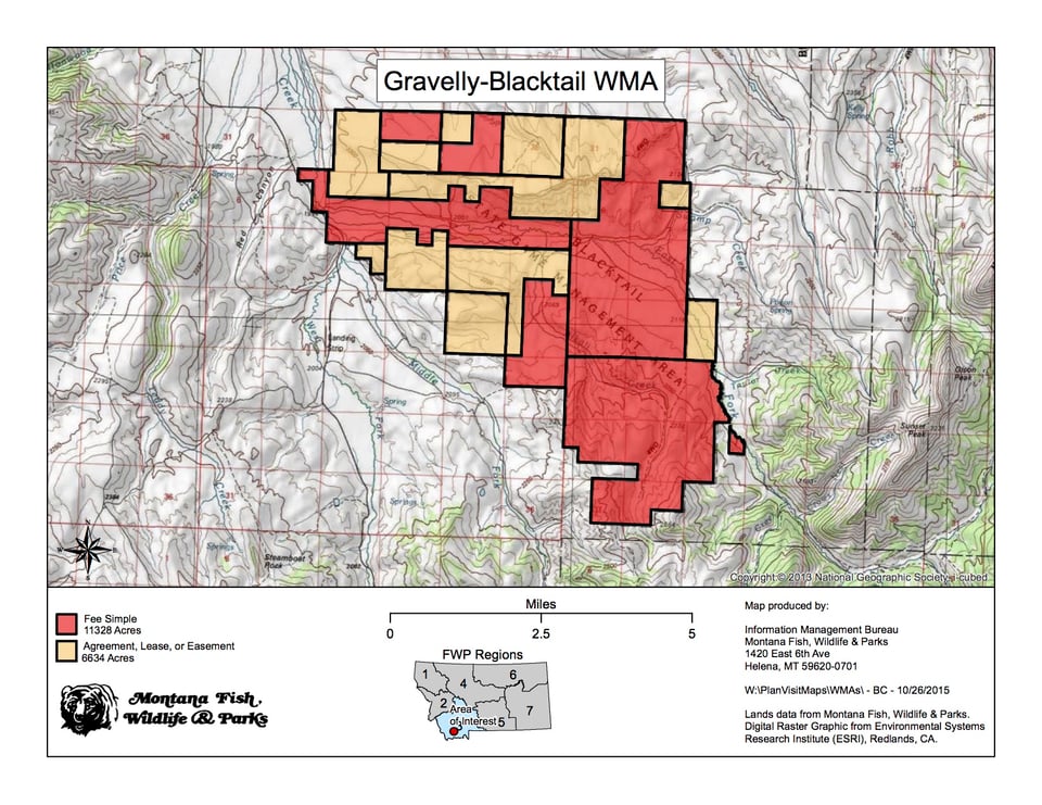 Gravelly-Blacktail WMA