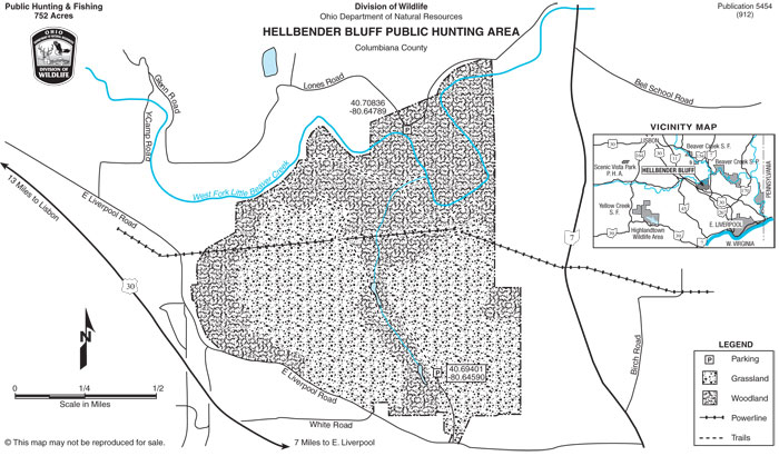 Hellbender Bluff Public Hunting Area