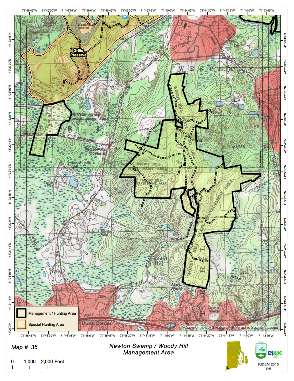 Newton Swamp / Woody Hill