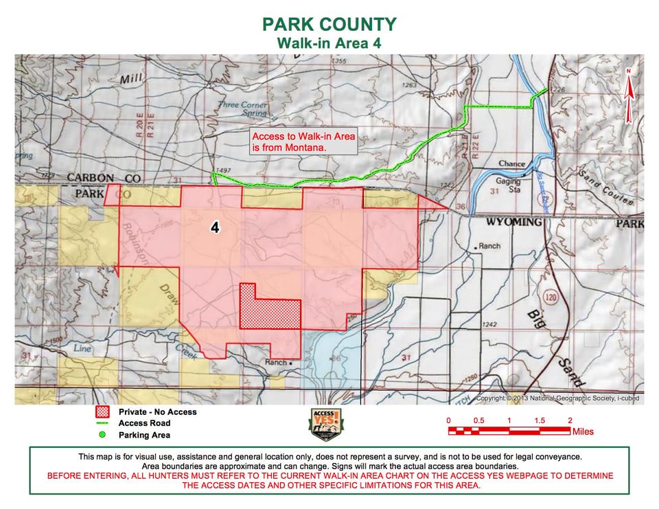 Park County Walk In Area 4