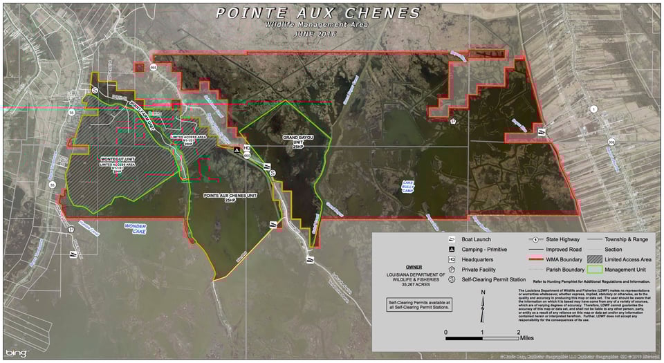 HLRBO Hunting Lease 33488 acres in Lafourche County,Louisiana